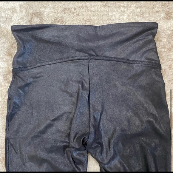 SPANX faux leather legging in black - Picture 9 of 14